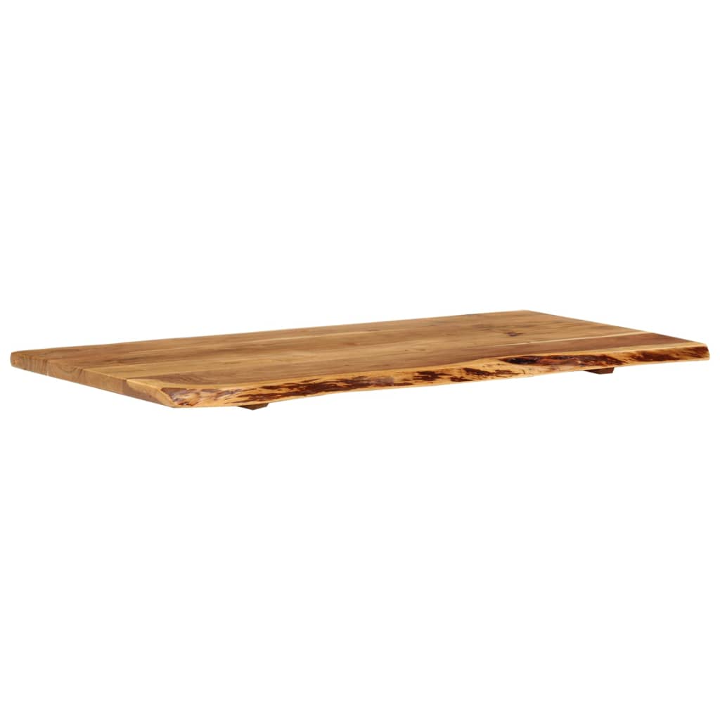 Badezimmer Waschtischplatte Massiv Akazienholz 100 x 52 x 2,5 cm