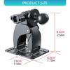 ABS Magnetic Car Phone Holder Support Feature Easy Installation for Drivers Firm Adhesion to Curved Dashboard