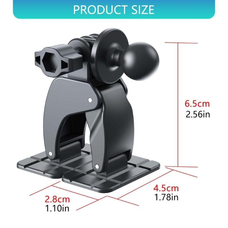 ABS Magnetic Car Phone Holder Support Feature Easy Installation for Drivers Firm Adhesion to Curved Dashboard
