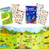 New Sticker Book Focus Potential Development Reusable Stickers Cartoon Animal Enlightenment Baby Early Education Book For Kids