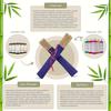 100 Sticks Clean and Low Powder 22cm Lavender, More Popular Among Women for Fragrance, Retro Creative Bamboo Stick Fragrance