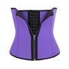 New Palace Corset Body Shaper: 3-Row Buckle & Zipper Waist Belt for Slimming & Postpartum Support