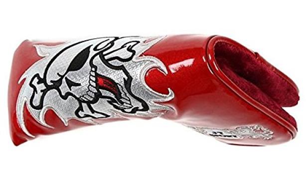 Cover Skull King Embroidery Enamel Pin Type Plaza SelectPlazaPutter WhiteSelect (Red)