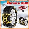 With Steel Nails Universal Car Tire Chains Tyre Wheel Chains Auto Fasteners Anti-skid Snow Winter Roadway Safety TPU Accessories