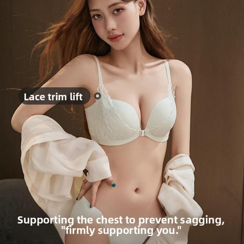 Intimo Estivo Sexy da Donna Bellezza Fibbia Anteriore Schiena Raccoglie Seno Piccolo Per Mostrare Grande Supporto