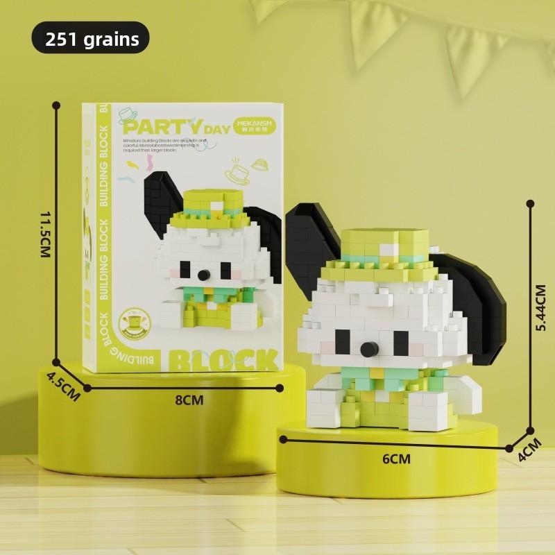 Kuromi Building Blocks Toy With Abs Plastic For Creative Kids Play And Learning