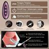 8.27" Waterproof Liquid Silicone Dildo with 10 Vibrations,360° Rotation,Heating,Remote Control,Rechargeable - for G-Spot Stimulation,Couples,and Gifts