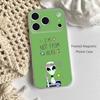 Singular Space UFO Alien For iPhone 11,12,13,14,15,17,16,Pro,Plus,E,Max,Air,Mini Clear Magnetic Frosted Cover