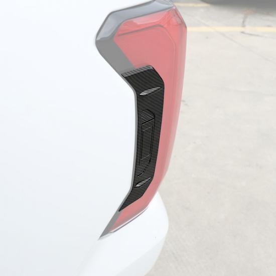 For Toyota Tundra -2025 ABS Carbon Fiber Exterior Tail Light Side Cover Trim