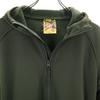 Burton Long Sleeve Zip Hoodie S Khaki Back Fleece Men's Used