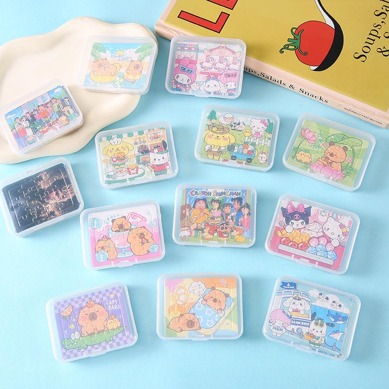 Children s Cartoon Puzzle Set: 5-Piece Educational Toy for Kindergarten & Primary Students