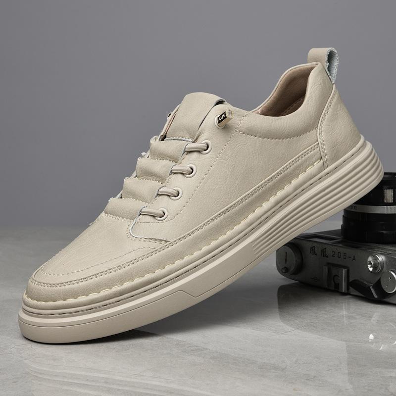 Men's Shoes 2025 Summer New Lace-up-free Board Shoes Casual British Trend Sports Shoes