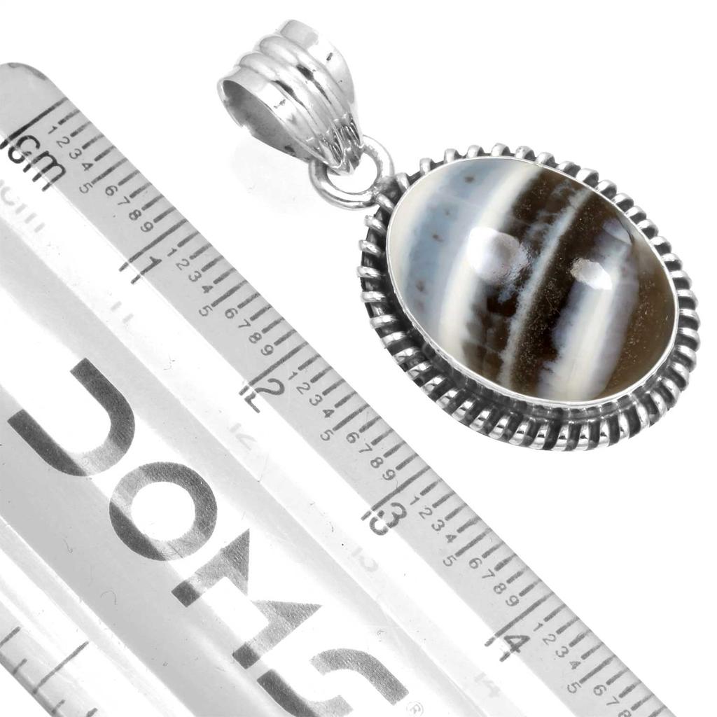 925 Sterling Silver Pendant Women Gemstone Handmade Jewelry New Year Gift Amazonite Angelite Blue Opal Botswana Agate Mohave Azurite Chrysocolla Boho