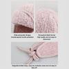 Autumn Winter Thickened Fleece Ear-Protective Hats Knitted Woolen Hats For Women Fashion Warm Large Head Circumference Caps