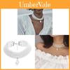 Baroque Pearl Necklace For Women Handmade Multilayer Geometric Design With Elegant Style