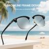 Sunglasses for Women and Polarized UV Face Slimming Suitable for and Outdoor Stylish P1152S64 [Cyxus] Men, Lenses, Protection, Effect, Fishing,