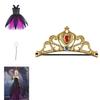 Girls' Halloween Vampire Costume Dress With Puffy Skirt Ursula Inspired Cosplay Outfit