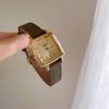 New Watch with Small Dial, Simple and Retro Leather Strap Quartz Watch for Women, a Creative and Exquisite Gift for Ladies.