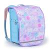 COLORFUL CANDY STYLE Fabric School Bag Set with Shoe Drawstring Gym Clothes Cup Lunch School Backpack Tote Clothes and Small Item Unicorn Fantasy