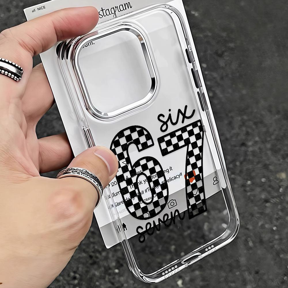 

Luxury Six Seven 67 Hot Phone Case For Samsung Galaxy A57 A56 A36 A26 A06 A55 A35 A16 A54 A34 A25 A24 A15 A14 A73 A53 A33 4G 5G Samsung A22 4G