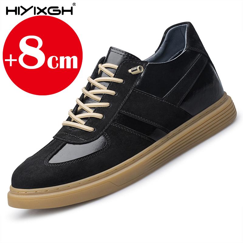 

Lift Sneakers Men Elevator Shoes Summer Designer Hidden Heels Heighening Shoes For Male Wedges Insole 6CM Casual Height Shoes 37
