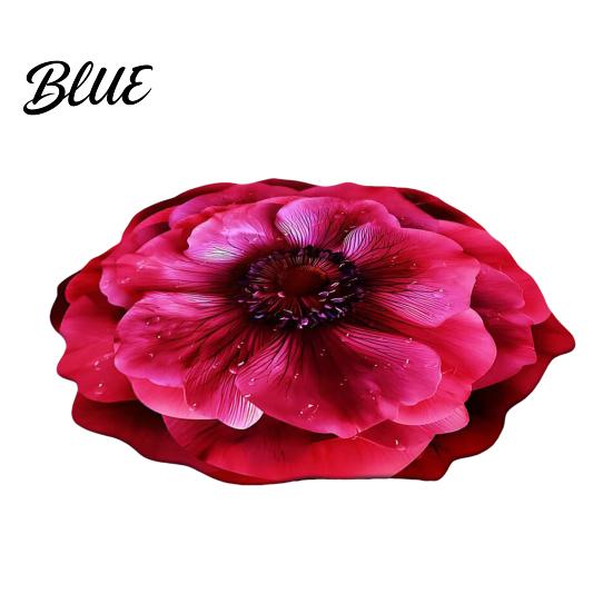 High Absorbency Bath Realistic Anti-slip Rug Anti-Slip Flower Bathroom Mat 3D Absorbent Floor Area