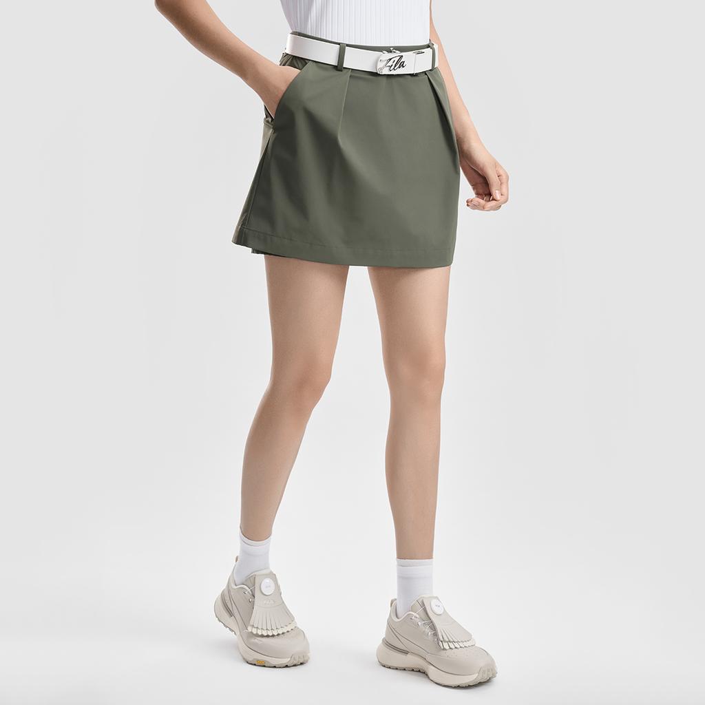 FILA Golf Series Fashion Classic Simple Versatile Comfortable Woven Casual Skirt Women skirts A11W625315FGN