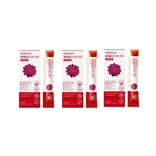 FOODOLOGY Coleology Cutting Jelly Pomegranate, Kiwi, Lemon 10 Sticks (10 Options)