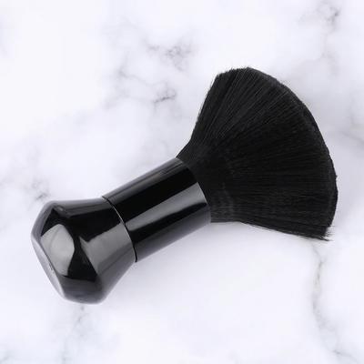 Outils Brosses Coupe de Cheveux Accessoires de Barbier Noir Balayage Coiffure Nettoyage Poils Nuque Plumeau Brosse de Coupe de Cheveux Pour Salon de Coiffure