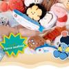 Lobster Fluffy Sea Keyring Soft Cartoon Plush Pendant Ocean Animal Keychain  Birthday Gift
