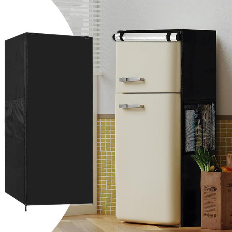 Вертикальный защитный чехол для холодильника из ткани Оксфорд, водонепроницаемый, пыленепроницаемый, солнцезащитный, протектор для холодильника, чехол для холодильника United States