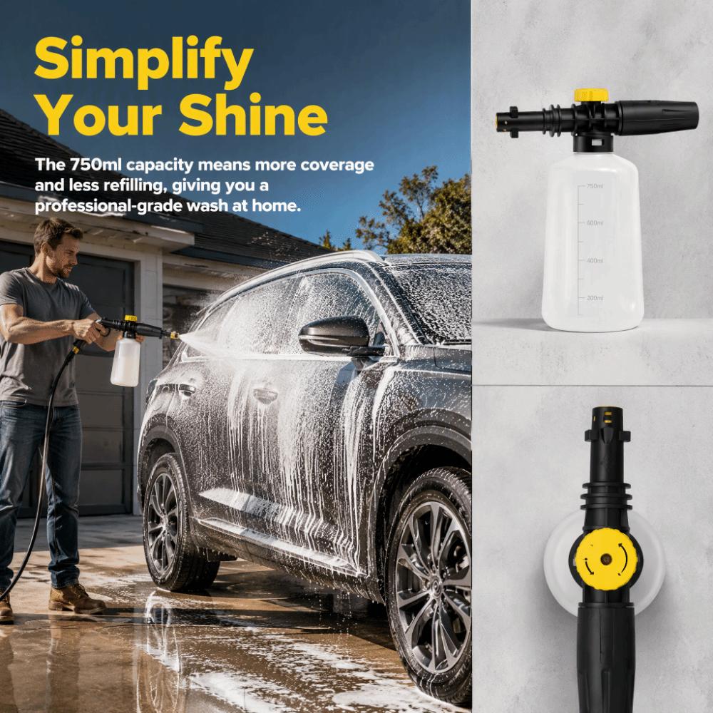 Plastic Foam Spray Tool High Pressure High Pressure Foam Sprayer Foam Sprayer Bottle  Car Washing