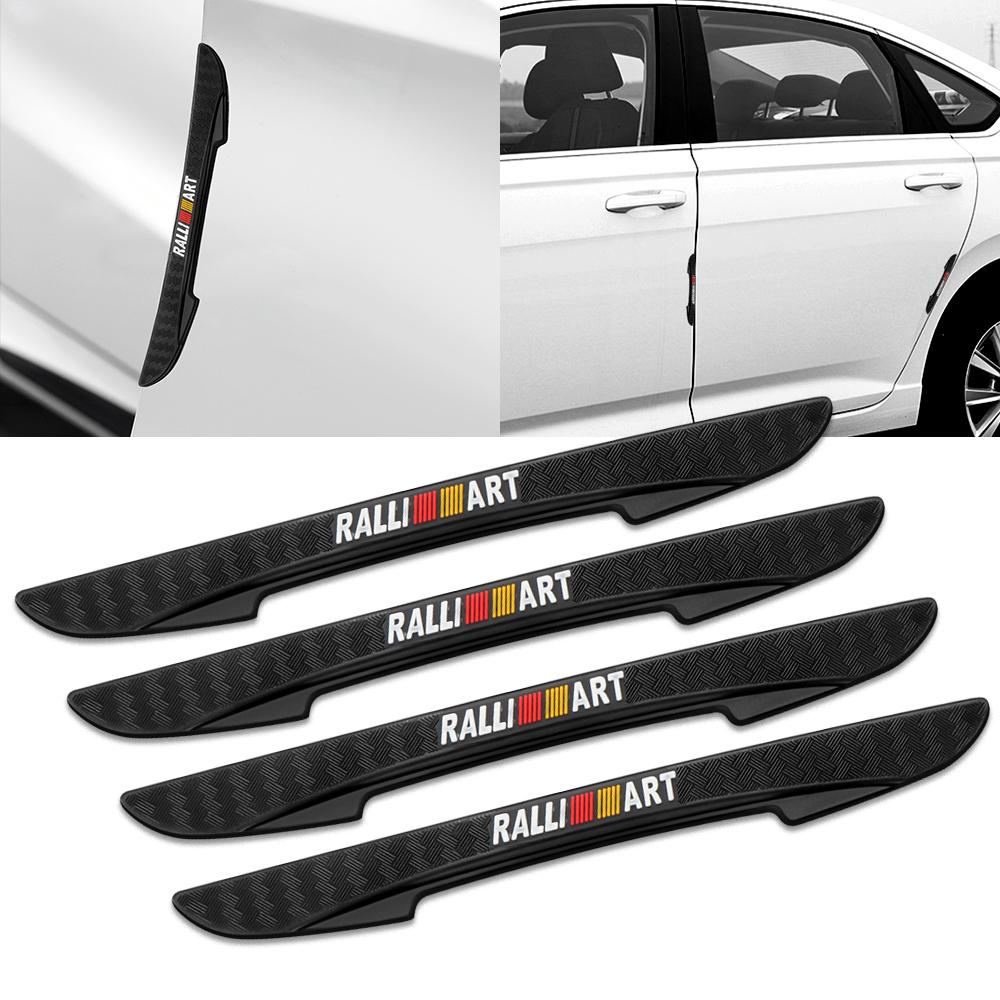4 Τεμάχια Στυλ Αυτοκινήτου Λωρίδα Προφυλακτήρα Anti-collision για την Άκρη της Πορτας Αυτοκόλλητο Για Mitsubishi Ralliart Lancer L200 Pajero Eclipse ASX Cross