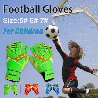 Children's Goalkeeper Gloves Breathable Football Gloves for Soccer Kids 5-16 Years Old Goalkeeper Training Football Accessories