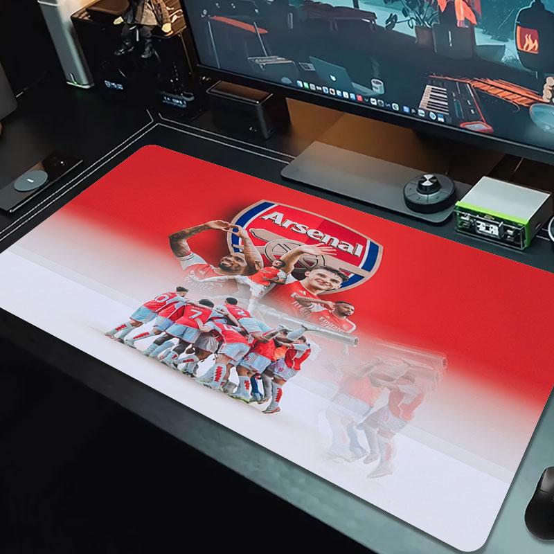 Arsenal F Large Size Mouse Pad Large Gaming Table Cushion Non-slip Laptop Tablet Big Mousepad XXL Mat Mini PC Playmat With Lock Edge