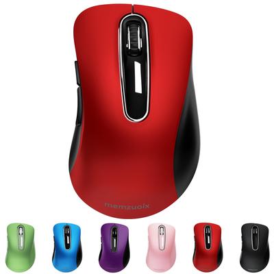 QAF 2,4 GHz Kabellose Maus, Ergonomisches Design, Langlebige Nutzung, 1400 DPI Hochpräzise Optische Verfolgung, USB-Empfänger Enthalten, 5 Tasten, Kompatibel mit