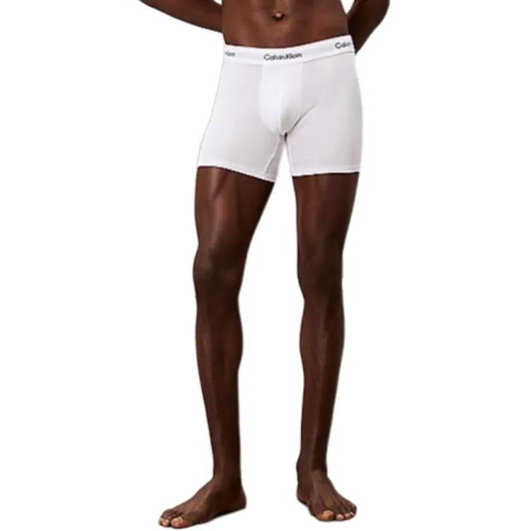 CALVIN KLEIN Underpants Europe Version Men's 3 Pack White (Unisex) Boxer Briefs 20841903 | White