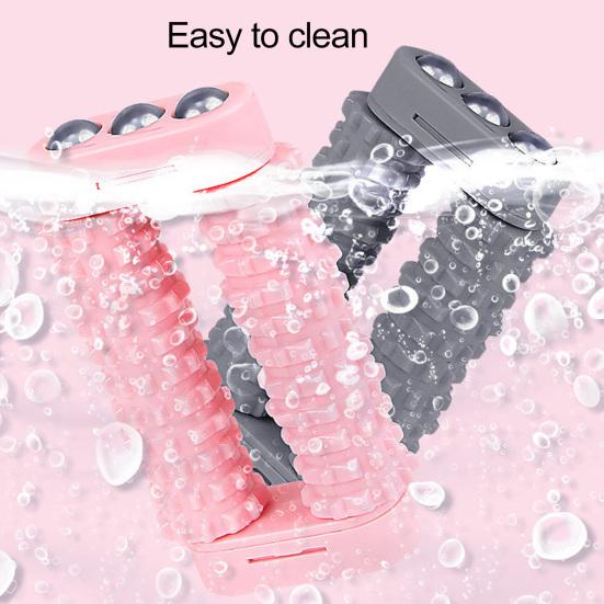 Hand Massager with Steel Ball Physical Therapy Trigger Point Deep Tissue Massager Portable Travel Massage Roller Spiky Grippie Stim Fidget Toy