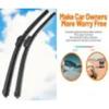 For Nissan Sentra B17 2012 -  Sylphy Pulsar Front Windshield Wiper Blades 2pcs Windscreen Window Accessories 2016 2017 2018