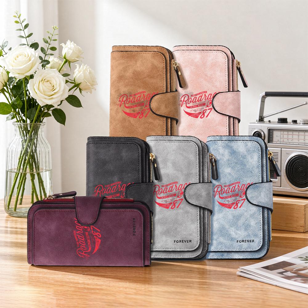 Men's Fashion Long Wallet PU Leather Multi Card Holders Coin Purse