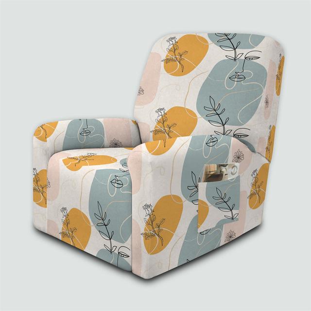 

Цельный чехол для дивана с откидной спинкой, эластичные чехлы на наклонные стулья, спандекс, чехол для гостиной, одноместное сиденье, чехол для гостиной, дивана, кресла