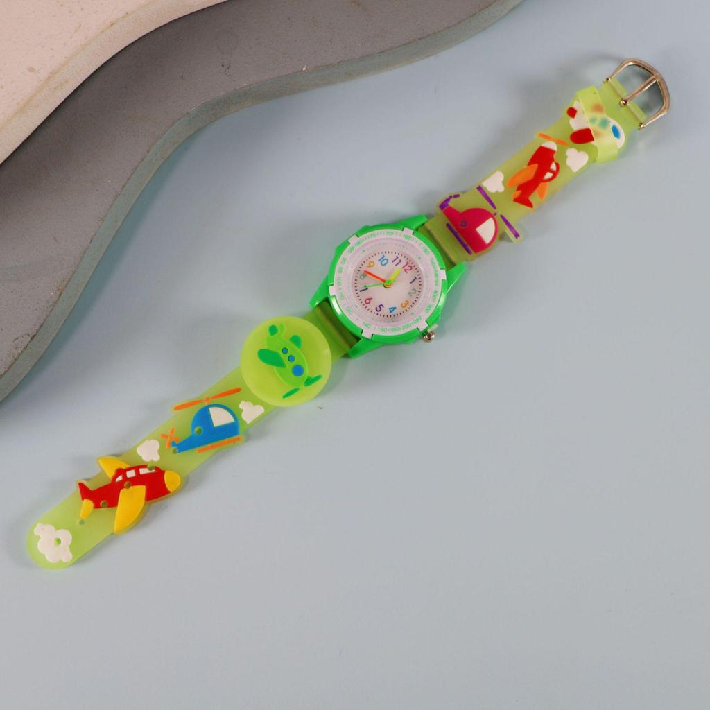 Cartoon Luminous Strap Children's Watch - Creative Birthday Gift for Elementary School Students