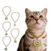 Collana per Animali a Tema Calcio Trofeo Ciondolo Pallone da Calcio Collare per Animali Catena Metallica Collare per Cani per Fan del Calcio Gatti e Cani