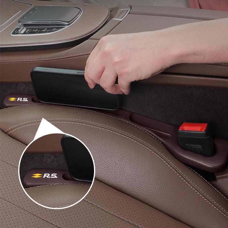 2Pcs Car Seat Gap Filler Plug Strip Leak-proof Filling Strip For Renault RS Clio Scenic Logan Line Megane Koleos Sandero Safrane n222