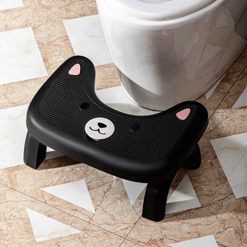 Foldable Bathroom Foot Stool Ergonomic Toilet Seat Universal Under Desk Footrest  Home