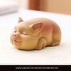 Zisha Zodiac Pig Tea Pet: Handmade Tea Tray Set with Cartoon Cute Fish Design