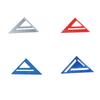 Accurate Carpentry Square Tool Triangle Ruler Square Protractor High-Precision Aluminum Alloy Triangle Ruler Dual-Scale