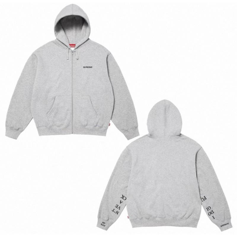Classic Sup Polly Collab Print Fleece Crewneck Sweatshirt Men