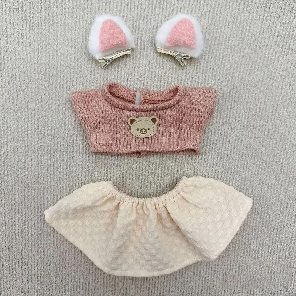 Dress Up 20cm Cotton Doll's Clothes Lolita Doll Clothes Doll Lolita Dress Fashion Lovely Star Doll Clothes Toy Accessories