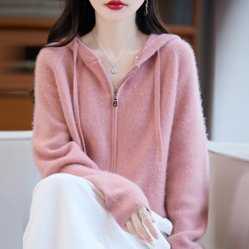 

Qinghe Cashmere Women s 30% Cashmere Cardigan - Soft & Warm Wool Blend Sweater XL